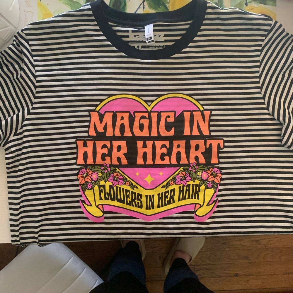 KARAEZ MAGIC IN JERSEY HEART TOP
